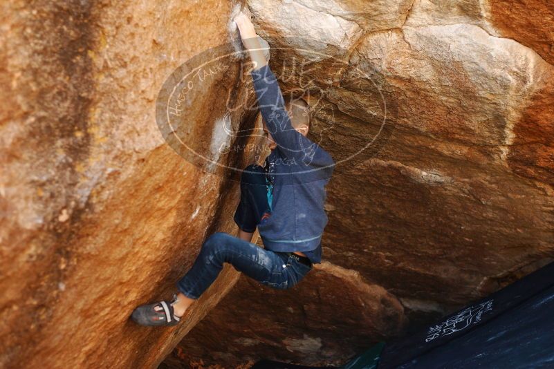 Bouldering in Hueco Tanks on 12/24/2018 with Blue Lizard Climbing and Yoga

Filename: SRM_20181224_1118490.jpg
Aperture: f/2.8
Shutter Speed: 1/320
Body: Canon EOS-1D Mark II
Lens: Canon EF 50mm f/1.8 II