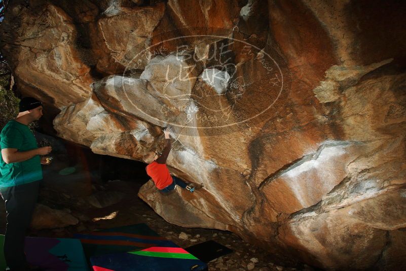 Bouldering in Hueco Tanks on 12/24/2018 with Blue Lizard Climbing and Yoga

Filename: SRM_20181224_1432060.jpg
Aperture: f/8.0
Shutter Speed: 1/250
Body: Canon EOS-1D Mark II
Lens: Canon EF 16-35mm f/2.8 L