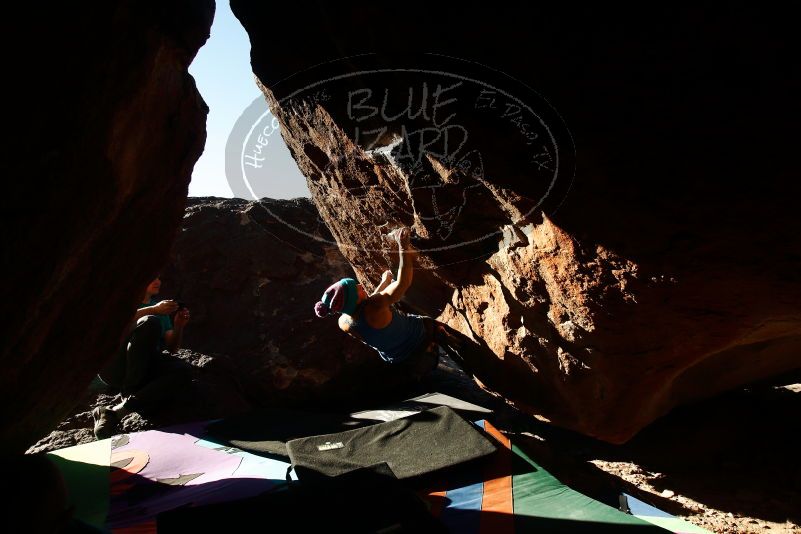 Bouldering in Hueco Tanks on 12/24/2018 with Blue Lizard Climbing and Yoga

Filename: SRM_20181224_1602530.jpg
Aperture: f/5.6
Shutter Speed: 1/250
Body: Canon EOS-1D Mark II
Lens: Canon EF 16-35mm f/2.8 L