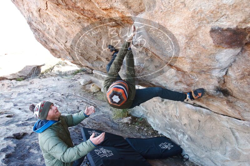 Bouldering in Hueco Tanks on 12/30/2018 with Blue Lizard Climbing and Yoga

Filename: SRM_20181230_1100440.jpg
Aperture: f/4.5
Shutter Speed: 1/200
Body: Canon EOS-1D Mark II
Lens: Canon EF 16-35mm f/2.8 L