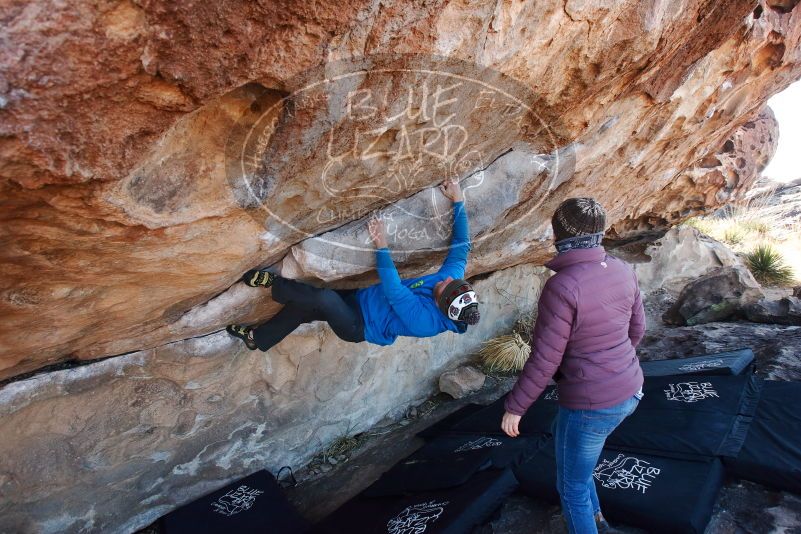 Bouldering in Hueco Tanks on 12/30/2018 with Blue Lizard Climbing and Yoga

Filename: SRM_20181230_1116350.jpg
Aperture: f/5.6
Shutter Speed: 1/250
Body: Canon EOS-1D Mark II
Lens: Canon EF 16-35mm f/2.8 L