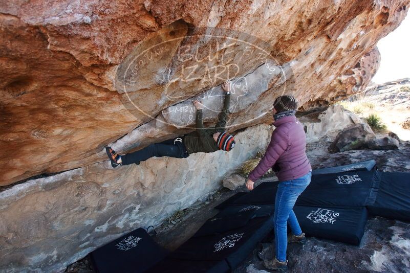 Bouldering in Hueco Tanks on 12/30/2018 with Blue Lizard Climbing and Yoga

Filename: SRM_20181230_1118150.jpg
Aperture: f/5.0
Shutter Speed: 1/250
Body: Canon EOS-1D Mark II
Lens: Canon EF 16-35mm f/2.8 L