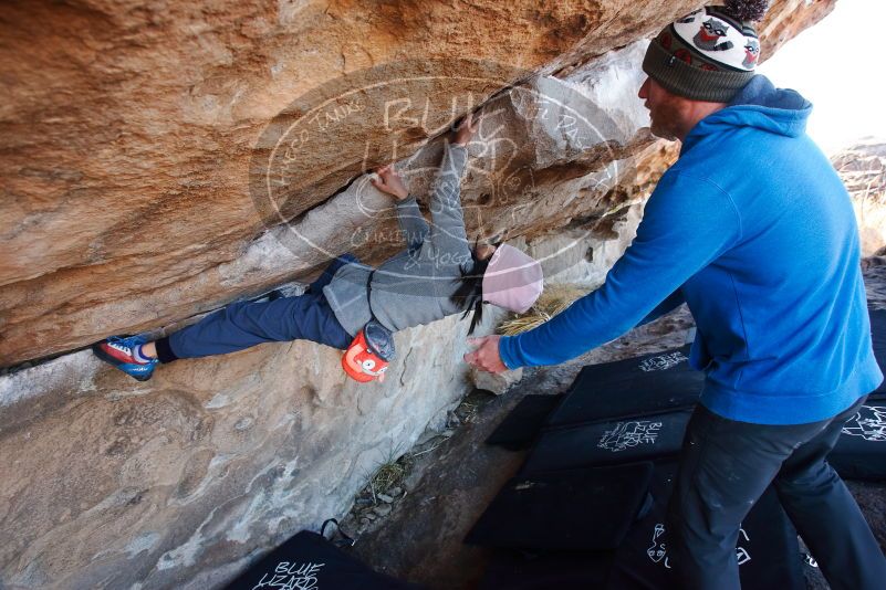 Bouldering in Hueco Tanks on 12/30/2018 with Blue Lizard Climbing and Yoga

Filename: SRM_20181230_1124270.jpg
Aperture: f/4.5
Shutter Speed: 1/250
Body: Canon EOS-1D Mark II
Lens: Canon EF 16-35mm f/2.8 L