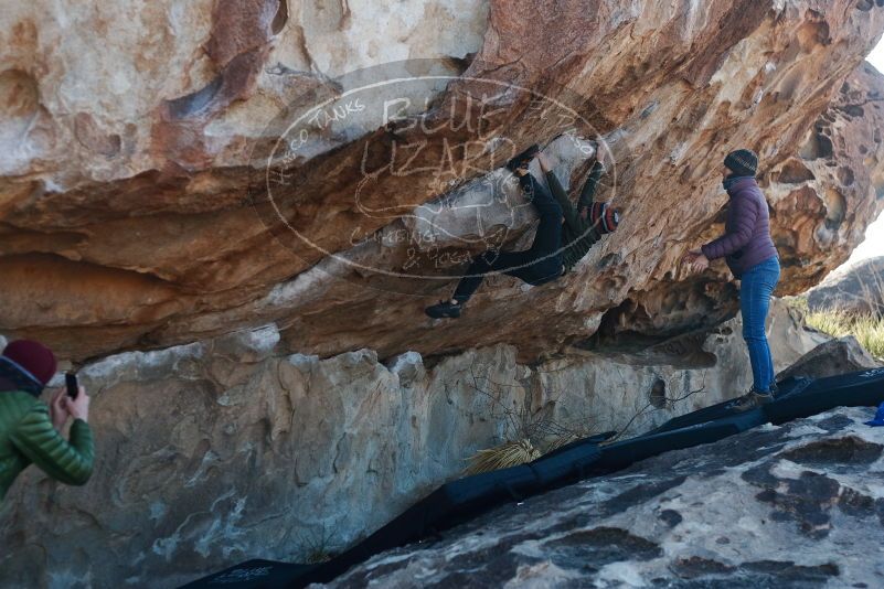 Bouldering in Hueco Tanks on 12/30/2018 with Blue Lizard Climbing and Yoga

Filename: SRM_20181230_1130030.jpg
Aperture: f/3.5
Shutter Speed: 1/400
Body: Canon EOS-1D Mark II
Lens: Canon EF 50mm f/1.8 II