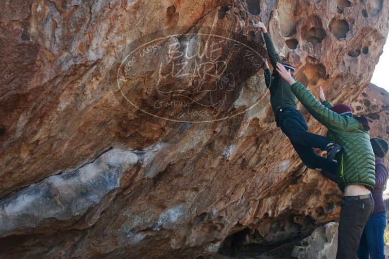 Bouldering in Hueco Tanks on 12/30/2018 with Blue Lizard Climbing and Yoga

Filename: SRM_20181230_1130350.jpg
Aperture: f/4.0
Shutter Speed: 1/400
Body: Canon EOS-1D Mark II
Lens: Canon EF 50mm f/1.8 II