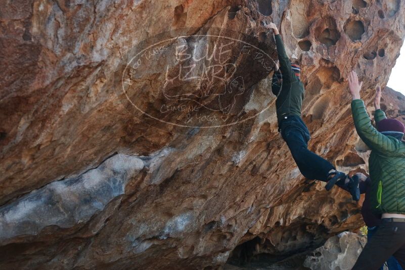 Bouldering in Hueco Tanks on 12/30/2018 with Blue Lizard Climbing and Yoga

Filename: SRM_20181230_1130360.jpg
Aperture: f/4.0
Shutter Speed: 1/400
Body: Canon EOS-1D Mark II
Lens: Canon EF 50mm f/1.8 II