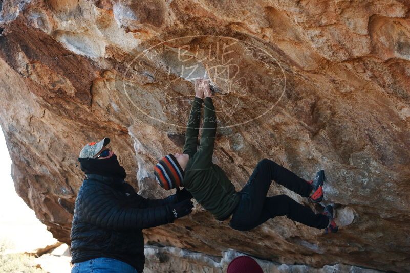 Bouldering in Hueco Tanks on 12/30/2018 with Blue Lizard Climbing and Yoga

Filename: SRM_20181230_1155260.jpg
Aperture: f/3.5
Shutter Speed: 1/320
Body: Canon EOS-1D Mark II
Lens: Canon EF 50mm f/1.8 II