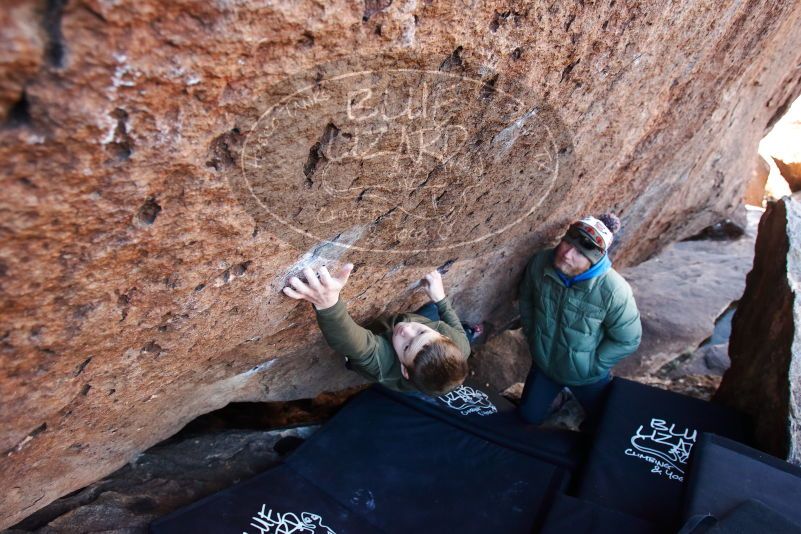 Bouldering in Hueco Tanks on 12/30/2018 with Blue Lizard Climbing and Yoga

Filename: SRM_20181230_1351550.jpg
Aperture: f/4.0
Shutter Speed: 1/250
Body: Canon EOS-1D Mark II
Lens: Canon EF 16-35mm f/2.8 L