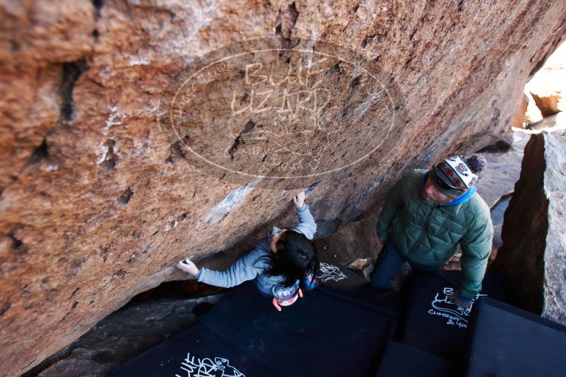 Bouldering in Hueco Tanks on 12/30/2018 with Blue Lizard Climbing and Yoga

Filename: SRM_20181230_1355240.jpg
Aperture: f/4.5
Shutter Speed: 1/250
Body: Canon EOS-1D Mark II
Lens: Canon EF 16-35mm f/2.8 L