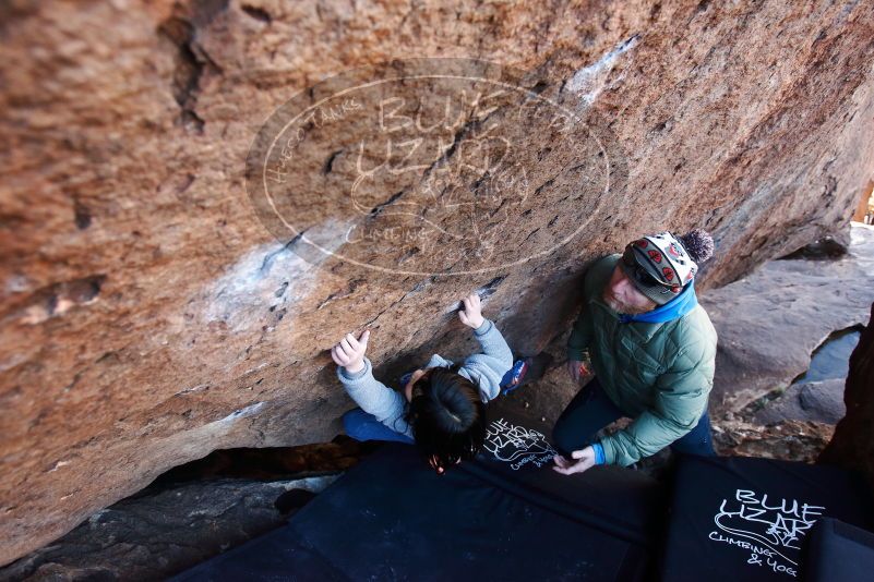 Bouldering in Hueco Tanks on 12/30/2018 with Blue Lizard Climbing and Yoga

Filename: SRM_20181230_1356150.jpg
Aperture: f/4.0
Shutter Speed: 1/250
Body: Canon EOS-1D Mark II
Lens: Canon EF 16-35mm f/2.8 L