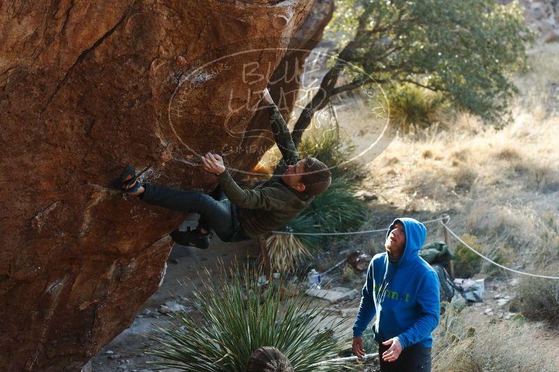 Bouldering in Hueco Tanks on 12/30/2018 with Blue Lizard Climbing and Yoga

Filename: SRM_20181230_1532000.jpg
Aperture: f/4.0
Shutter Speed: 1/400
Body: Canon EOS-1D Mark II
Lens: Canon EF 50mm f/1.8 II