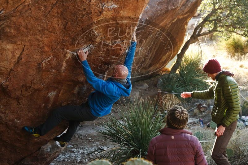 Bouldering in Hueco Tanks on 12/30/2018 with Blue Lizard Climbing and Yoga

Filename: SRM_20181230_1537330.jpg
Aperture: f/4.5
Shutter Speed: 1/400
Body: Canon EOS-1D Mark II
Lens: Canon EF 50mm f/1.8 II