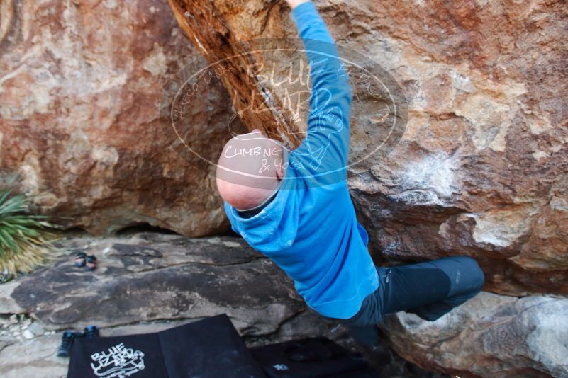 Bouldering in Hueco Tanks on 12/30/2018 with Blue Lizard Climbing and Yoga

Filename: SRM_20181230_1636291.jpg
Aperture: f/4.5
Shutter Speed: 1/250
Body: Canon EOS-1D Mark II
Lens: Canon EF 16-35mm f/2.8 L