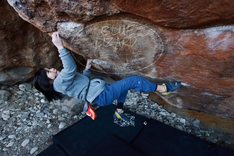 Bouldering in Hueco Tanks on 12/30/2018 with Blue Lizard Climbing and Yoga

Filename: SRM_20181230_1652090.jpg
Aperture: f/3.5
Shutter Speed: 1/250
Body: Canon EOS-1D Mark II
Lens: Canon EF 16-35mm f/2.8 L