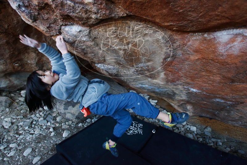 Bouldering in Hueco Tanks on 12/30/2018 with Blue Lizard Climbing and Yoga

Filename: SRM_20181230_1652091.jpg
Aperture: f/3.5
Shutter Speed: 1/250
Body: Canon EOS-1D Mark II
Lens: Canon EF 16-35mm f/2.8 L