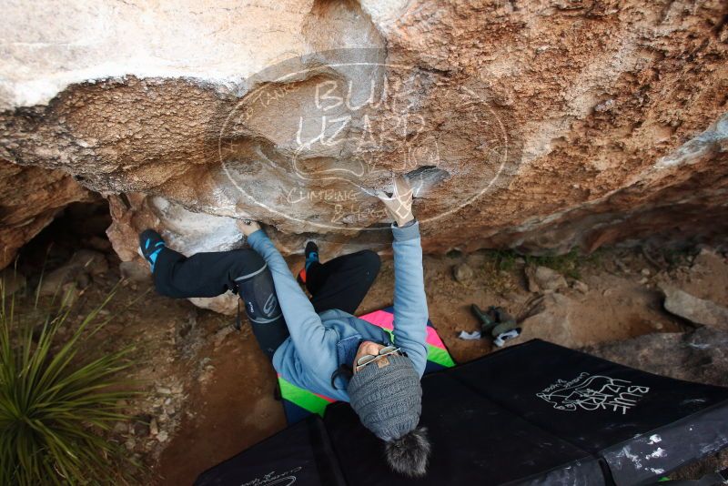 Bouldering in Hueco Tanks on 01/01/2019 with Blue Lizard Climbing and Yoga

Filename: SRM_20190101_1106570.jpg
Aperture: f/4.0
Shutter Speed: 1/250
Body: Canon EOS-1D Mark II
Lens: Canon EF 16-35mm f/2.8 L