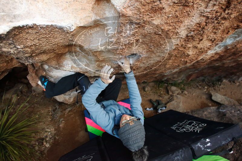 Bouldering in Hueco Tanks on 01/01/2019 with Blue Lizard Climbing and Yoga

Filename: SRM_20190101_1106571.jpg
Aperture: f/4.0
Shutter Speed: 1/250
Body: Canon EOS-1D Mark II
Lens: Canon EF 16-35mm f/2.8 L