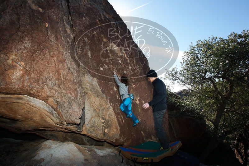 Bouldering in Hueco Tanks on 01/01/2019 with Blue Lizard Climbing and Yoga

Filename: SRM_20190101_1218230.jpg
Aperture: f/7.1
Shutter Speed: 1/250
Body: Canon EOS-1D Mark II
Lens: Canon EF 16-35mm f/2.8 L