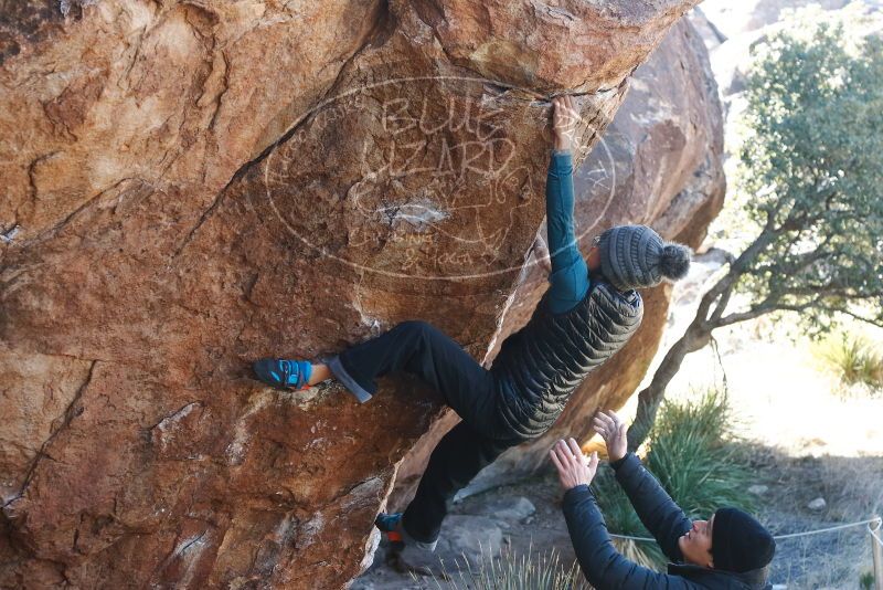 Bouldering in Hueco Tanks on 01/01/2019 with Blue Lizard Climbing and Yoga

Filename: SRM_20190101_1322010.jpg
Aperture: f/4.0
Shutter Speed: 1/250
Body: Canon EOS-1D Mark II
Lens: Canon EF 50mm f/1.8 II