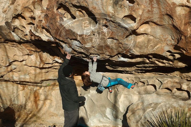 Bouldering in Hueco Tanks on 01/01/2019 with Blue Lizard Climbing and Yoga

Filename: SRM_20190101_1653120.jpg
Aperture: f/4.0
Shutter Speed: 1/800
Body: Canon EOS-1D Mark II
Lens: Canon EF 50mm f/1.8 II