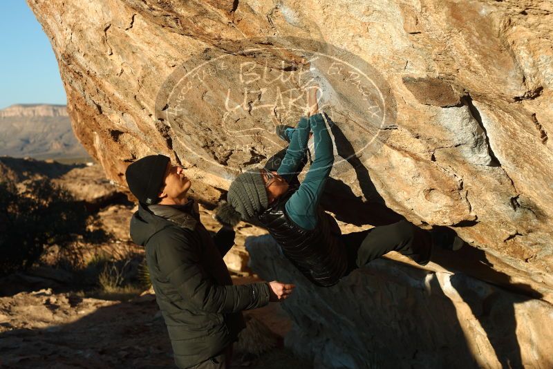 Bouldering in Hueco Tanks on 01/01/2019 with Blue Lizard Climbing and Yoga

Filename: SRM_20190101_1730210.jpg
Aperture: f/4.0
Shutter Speed: 1/400
Body: Canon EOS-1D Mark II
Lens: Canon EF 50mm f/1.8 II