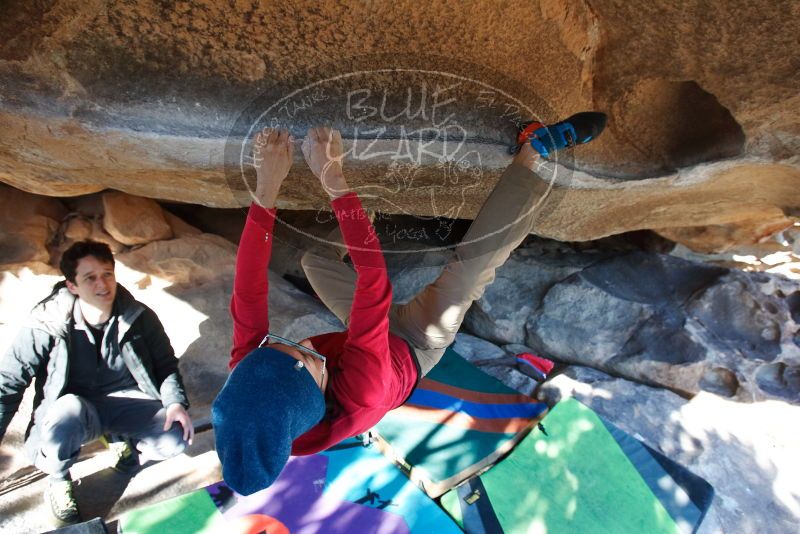 Bouldering in Hueco Tanks on 12/31/2018 with Blue Lizard Climbing and Yoga

Filename: SRM_20181231_1551040.jpg
Aperture: f/5.6
Shutter Speed: 1/250
Body: Canon EOS-1D Mark II
Lens: Canon EF 16-35mm f/2.8 L