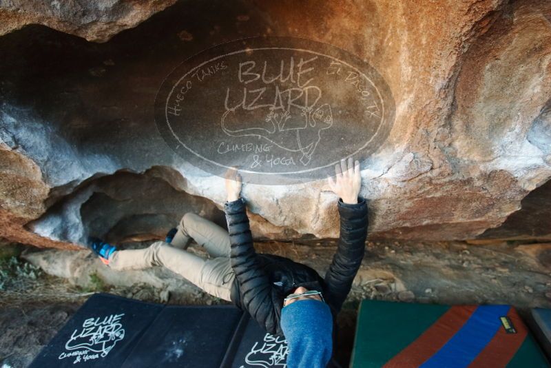 Bouldering in Hueco Tanks on 12/31/2018 with Blue Lizard Climbing and Yoga

Filename: SRM_20181231_1702440.jpg
Aperture: f/3.5
Shutter Speed: 1/250
Body: Canon EOS-1D Mark II
Lens: Canon EF 16-35mm f/2.8 L