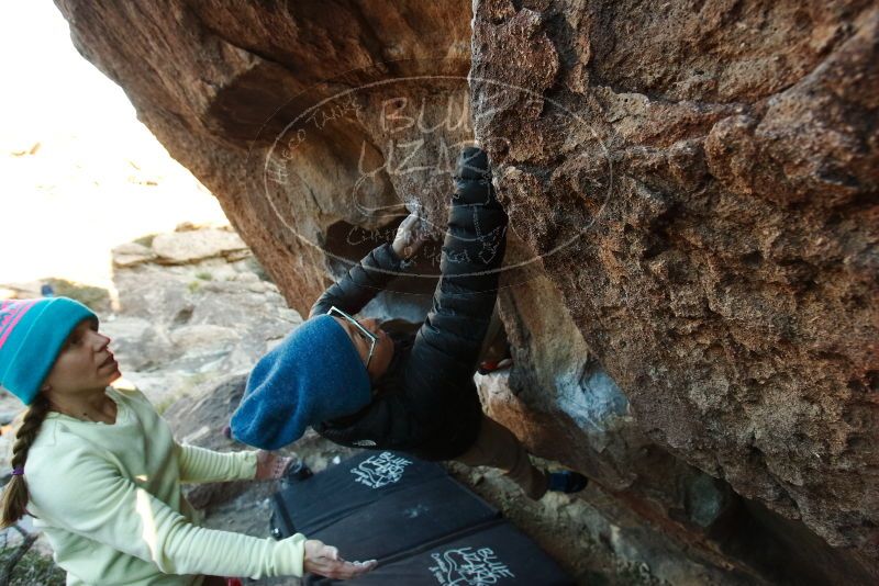 Bouldering in Hueco Tanks on 12/31/2018 with Blue Lizard Climbing and Yoga

Filename: SRM_20181231_1713120.jpg
Aperture: f/5.0
Shutter Speed: 1/200
Body: Canon EOS-1D Mark II
Lens: Canon EF 16-35mm f/2.8 L