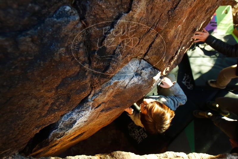 Bouldering in Hueco Tanks on 12/31/2018 with Blue Lizard Climbing and Yoga

Filename: SRM_20181231_1749540.jpg
Aperture: f/4.5
Shutter Speed: 1/160
Body: Canon EOS-1D Mark II
Lens: Canon EF 16-35mm f/2.8 L