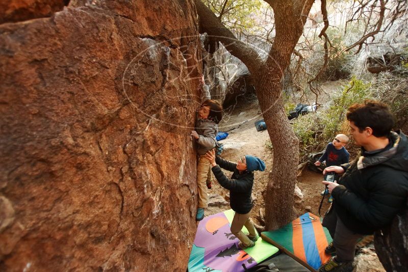 Bouldering in Hueco Tanks on 12/31/2018 with Blue Lizard Climbing and Yoga

Filename: SRM_20181231_1756300.jpg
Aperture: f/2.8
Shutter Speed: 1/100
Body: Canon EOS-1D Mark II
Lens: Canon EF 16-35mm f/2.8 L