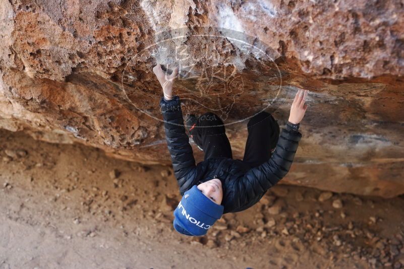 Bouldering in Hueco Tanks on 01/02/2019 with Blue Lizard Climbing and Yoga

Filename: SRM_20190102_1156350.jpg
Aperture: f/3.2
Shutter Speed: 1/250
Body: Canon EOS-1D Mark II
Lens: Canon EF 50mm f/1.8 II