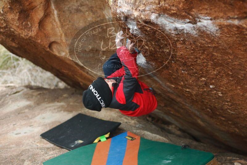 Bouldering in Hueco Tanks on 01/02/2019 with Blue Lizard Climbing and Yoga

Filename: SRM_20190102_1712440.jpg
Aperture: f/2.8
Shutter Speed: 1/250
Body: Canon EOS-1D Mark II
Lens: Canon EF 50mm f/1.8 II