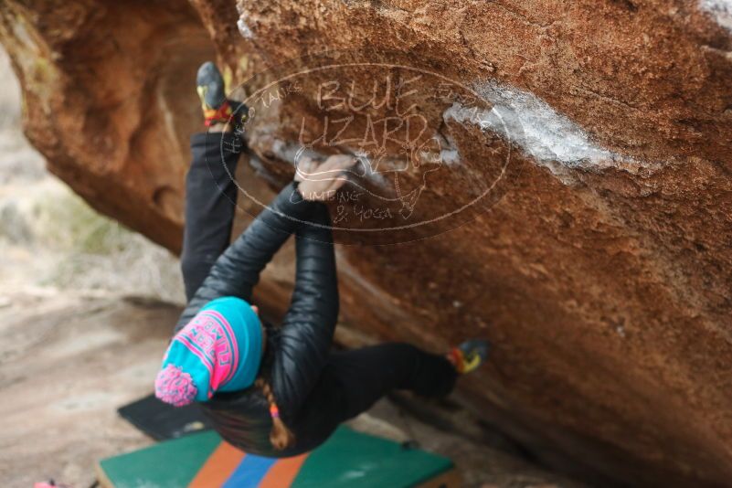 Bouldering in Hueco Tanks on 01/02/2019 with Blue Lizard Climbing and Yoga

Filename: SRM_20190102_1714320.jpg
Aperture: f/3.2
Shutter Speed: 1/250
Body: Canon EOS-1D Mark II
Lens: Canon EF 50mm f/1.8 II