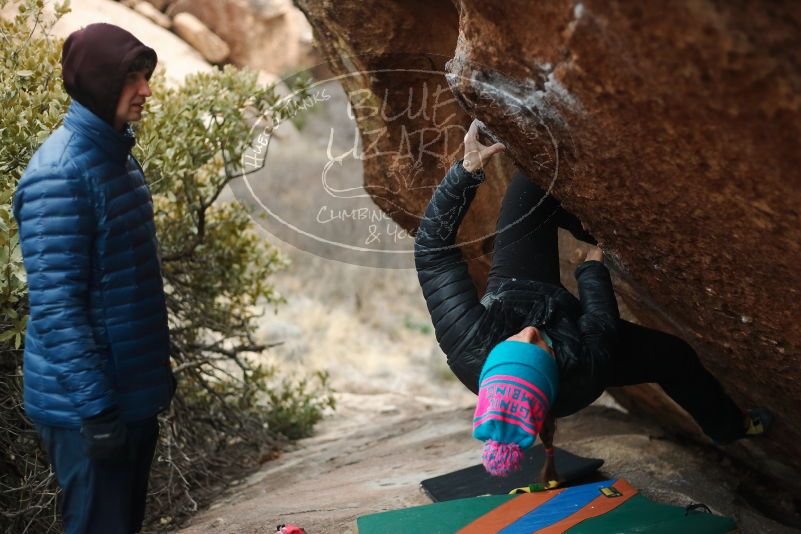 Bouldering in Hueco Tanks on 01/02/2019 with Blue Lizard Climbing and Yoga

Filename: SRM_20190102_1717440.jpg
Aperture: f/2.5
Shutter Speed: 1/320
Body: Canon EOS-1D Mark II
Lens: Canon EF 50mm f/1.8 II