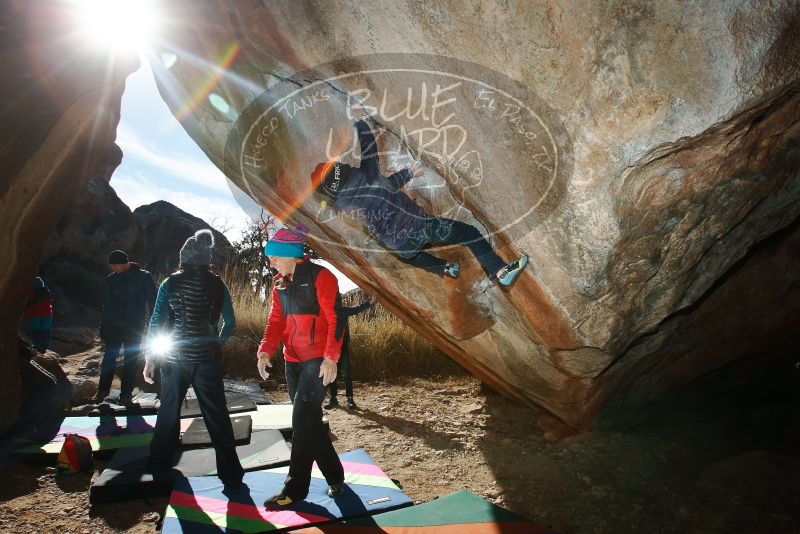 Bouldering in Hueco Tanks on 01/01/2019 with Blue Lizard Climbing and Yoga

Filename: SRM_20190101_1210230.jpg
Aperture: f/9.0
Shutter Speed: 1/250
Body: Canon EOS-1D Mark II
Lens: Canon EF 16-35mm f/2.8 L