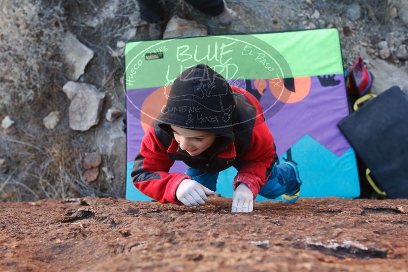 Bouldering in Hueco Tanks on 01/01/2019 with Blue Lizard Climbing and Yoga

Filename: SRM_20190101_1431381.jpg
Aperture: f/4.0
Shutter Speed: 1/250
Body: Canon EOS-1D Mark II
Lens: Canon EF 16-35mm f/2.8 L