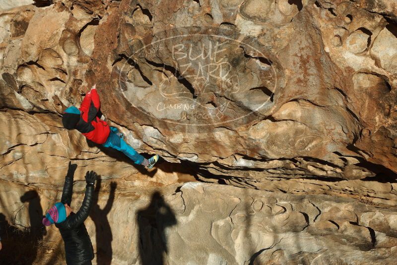 Bouldering in Hueco Tanks on 01/01/2019 with Blue Lizard Climbing and Yoga

Filename: SRM_20190101_1702150.jpg
Aperture: f/4.0
Shutter Speed: 1/800
Body: Canon EOS-1D Mark II
Lens: Canon EF 50mm f/1.8 II