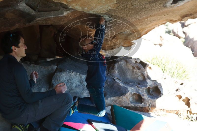 Bouldering in Hueco Tanks on 12/31/2018 with Blue Lizard Climbing and Yoga

Filename: SRM_20181231_1508270.jpg
Aperture: f/4.0
Shutter Speed: 1/400
Body: Canon EOS-1D Mark II
Lens: Canon EF 50mm f/1.8 II