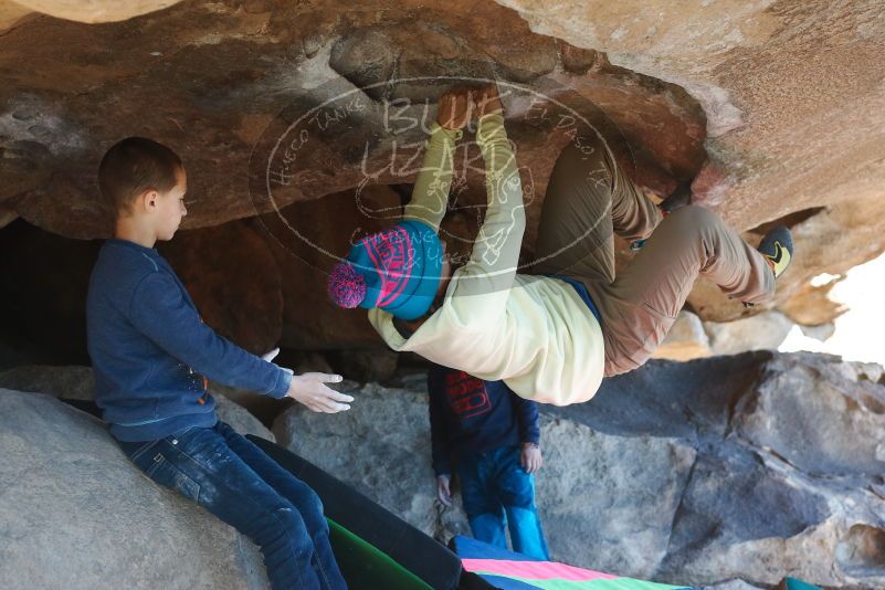 Bouldering in Hueco Tanks on 12/31/2018 with Blue Lizard Climbing and Yoga

Filename: SRM_20181231_1513310.jpg
Aperture: f/4.0
Shutter Speed: 1/320
Body: Canon EOS-1D Mark II
Lens: Canon EF 50mm f/1.8 II