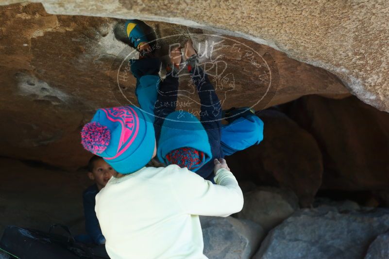 Bouldering in Hueco Tanks on 12/31/2018 with Blue Lizard Climbing and Yoga

Filename: SRM_20181231_1521200.jpg
Aperture: f/4.0
Shutter Speed: 1/250
Body: Canon EOS-1D Mark II
Lens: Canon EF 50mm f/1.8 II