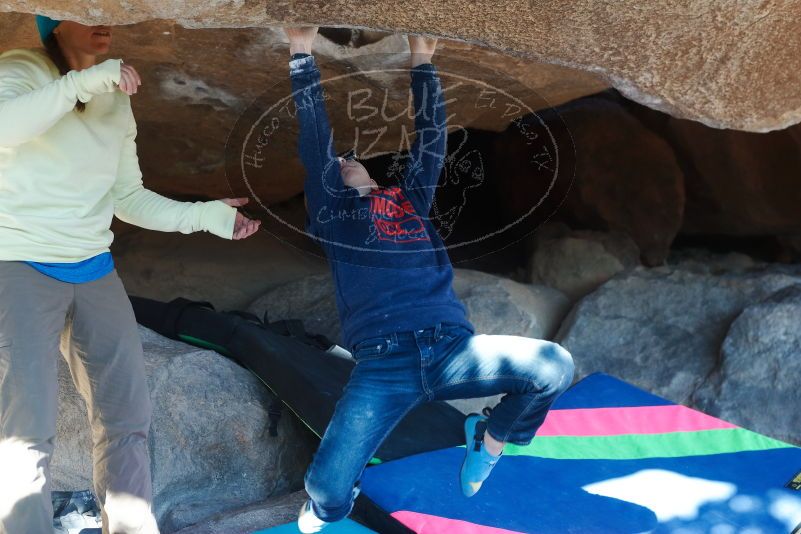 Bouldering in Hueco Tanks on 12/31/2018 with Blue Lizard Climbing and Yoga

Filename: SRM_20181231_1532530.jpg
Aperture: f/4.0
Shutter Speed: 1/250
Body: Canon EOS-1D Mark II
Lens: Canon EF 50mm f/1.8 II