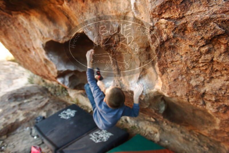 Bouldering in Hueco Tanks on 12/31/2018 with Blue Lizard Climbing and Yoga

Filename: SRM_20181231_1646571.jpg
Aperture: f/3.5
Shutter Speed: 1/200
Body: Canon EOS-1D Mark II
Lens: Canon EF 16-35mm f/2.8 L