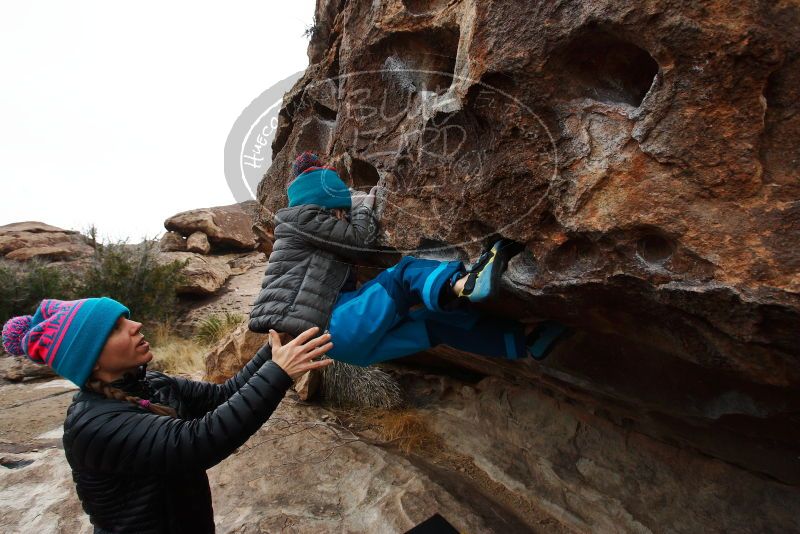 Bouldering in Hueco Tanks on 12/28/2018 with Blue Lizard Climbing and Yoga

Filename: SRM_20181228_0957400.jpg
Aperture: f/6.3
Shutter Speed: 1/200
Body: Canon EOS-1D Mark II
Lens: Canon EF 16-35mm f/2.8 L