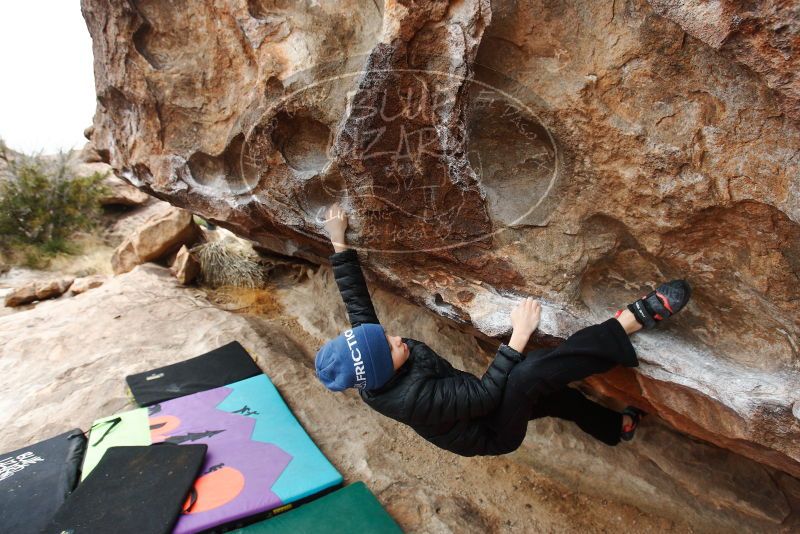 Bouldering in Hueco Tanks on 12/28/2018 with Blue Lizard Climbing and Yoga

Filename: SRM_20181228_0958520.jpg
Aperture: f/5.0
Shutter Speed: 1/200
Body: Canon EOS-1D Mark II
Lens: Canon EF 16-35mm f/2.8 L