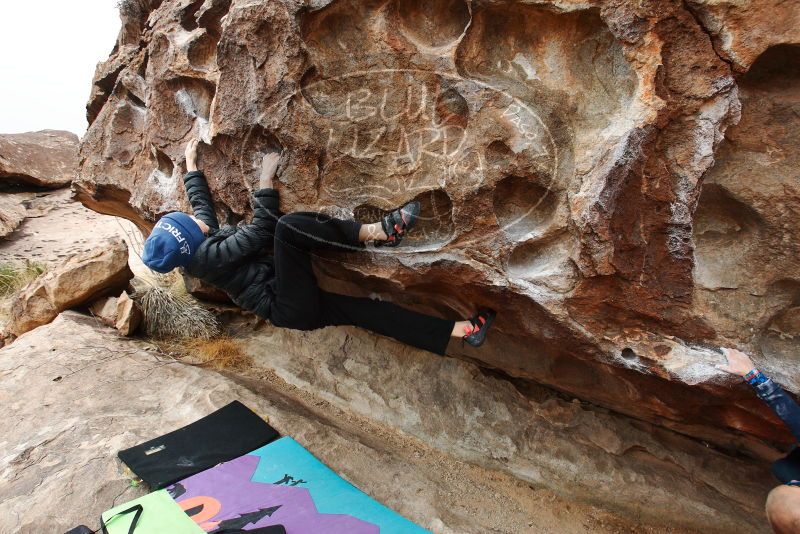 Bouldering in Hueco Tanks on 12/28/2018 with Blue Lizard Climbing and Yoga

Filename: SRM_20181228_0959280.jpg
Aperture: f/5.6
Shutter Speed: 1/200
Body: Canon EOS-1D Mark II
Lens: Canon EF 16-35mm f/2.8 L