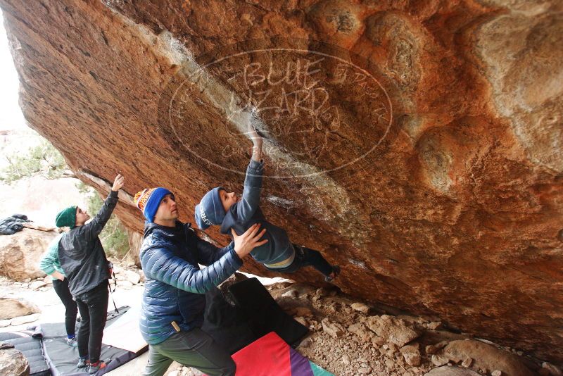 Bouldering in Hueco Tanks on 12/28/2018 with Blue Lizard Climbing and Yoga

Filename: SRM_20181228_1210170.jpg
Aperture: f/4.0
Shutter Speed: 1/200
Body: Canon EOS-1D Mark II
Lens: Canon EF 16-35mm f/2.8 L