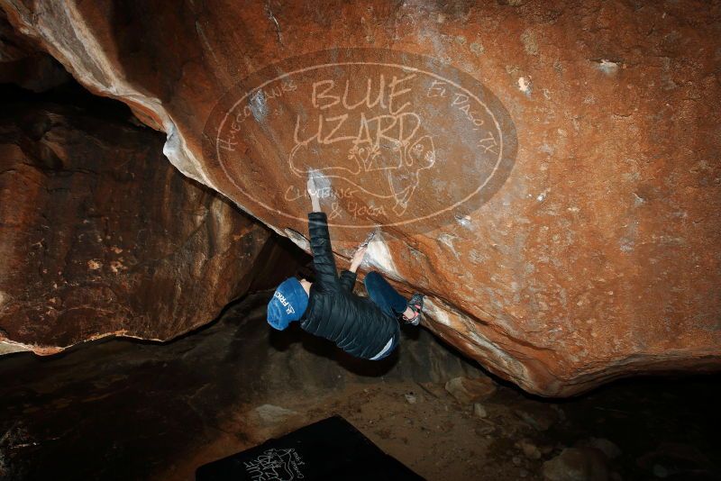 Bouldering in Hueco Tanks on 12/28/2018 with Blue Lizard Climbing and Yoga

Filename: SRM_20181228_1411530.jpg
Aperture: f/8.0
Shutter Speed: 1/250
Body: Canon EOS-1D Mark II
Lens: Canon EF 16-35mm f/2.8 L