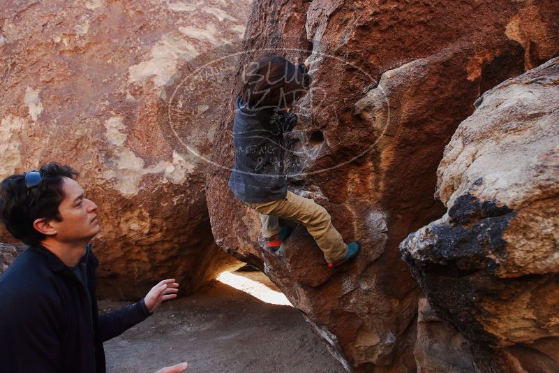 Bouldering in Hueco Tanks on 01/05/2019 with Blue Lizard Climbing and Yoga

Filename: SRM_20190105_1059120.jpg
Aperture: f/5.6
Shutter Speed: 1/250
Body: Canon EOS-1D Mark II
Lens: Canon EF 16-35mm f/2.8 L