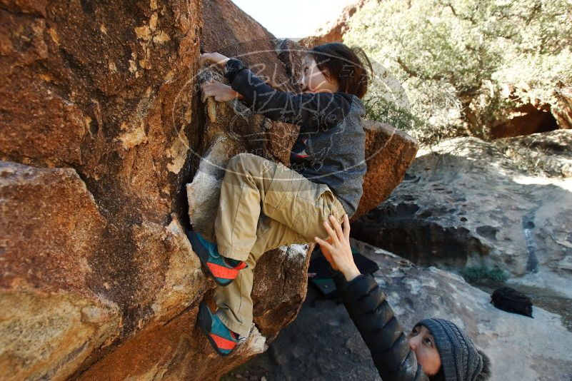 Bouldering in Hueco Tanks on 01/05/2019 with Blue Lizard Climbing and Yoga

Filename: SRM_20190105_1211350.jpg
Aperture: f/6.3
Shutter Speed: 1/200
Body: Canon EOS-1D Mark II
Lens: Canon EF 16-35mm f/2.8 L