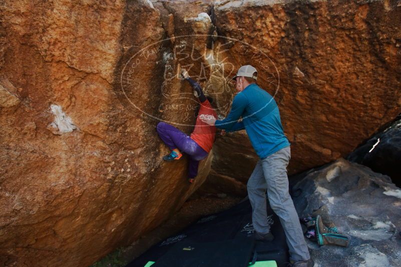 Bouldering in Hueco Tanks on 01/05/2019 with Blue Lizard Climbing and Yoga

Filename: SRM_20190105_1233100.jpg
Aperture: f/4.5
Shutter Speed: 1/200
Body: Canon EOS-1D Mark II
Lens: Canon EF 16-35mm f/2.8 L